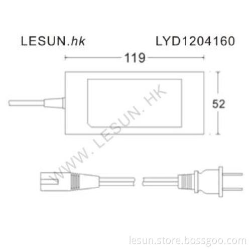 LYD1204160High Efficiency,Long Life  50W LED Driver